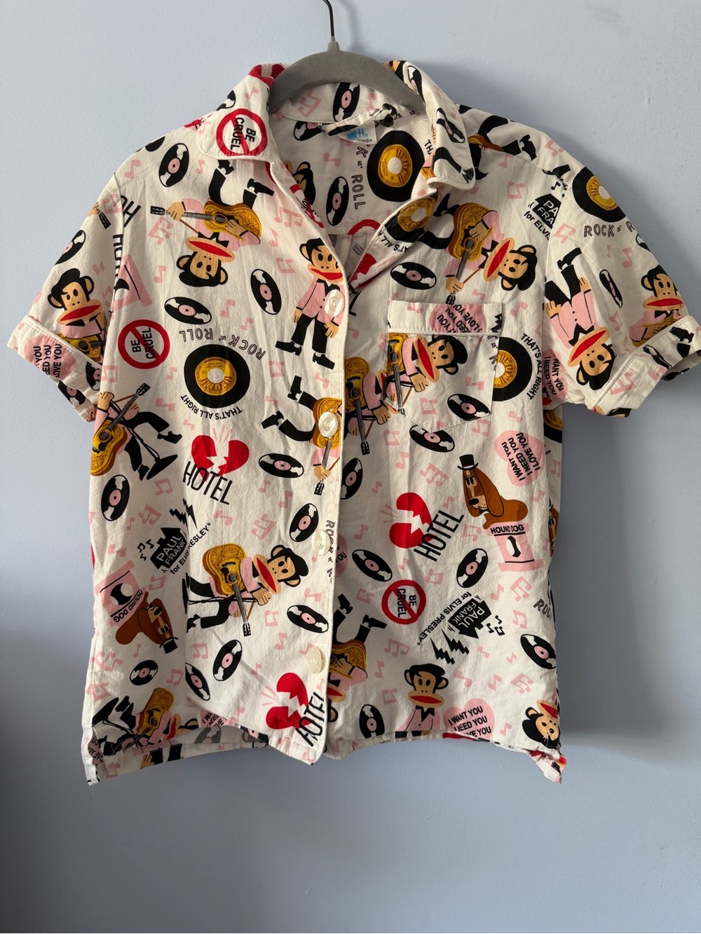Vintage Paul Frank PJ Set w/ Julius as Elvis